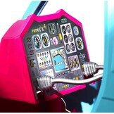 Barbie FWY29 Helicopter met Ruimte voor Twee Poppen van Barbie Dreamhouse Adventures, Meerkleurig, Vanaf 3 Jaar