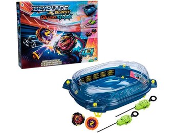Hasbro Beyblade Burst QuadStrike Thunder Edge Battle Set, meerkleurig, 45,1 x 35,6 x 9 cm