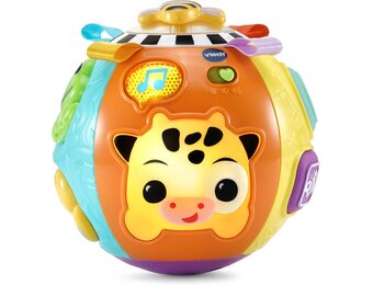 VTech Lumi Dierenvriendjes Bal - Interactieve Muzikale Babybal - Meerkleurig - 12,6 cm