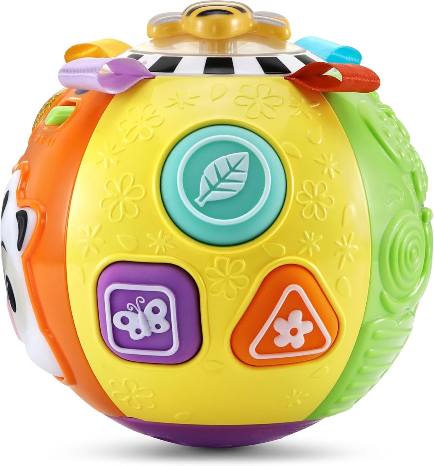 VTech Lumi Dierenvriendjes Bal - Interactieve Muzikale Babybal - Meerkleurig - 12,6 cm