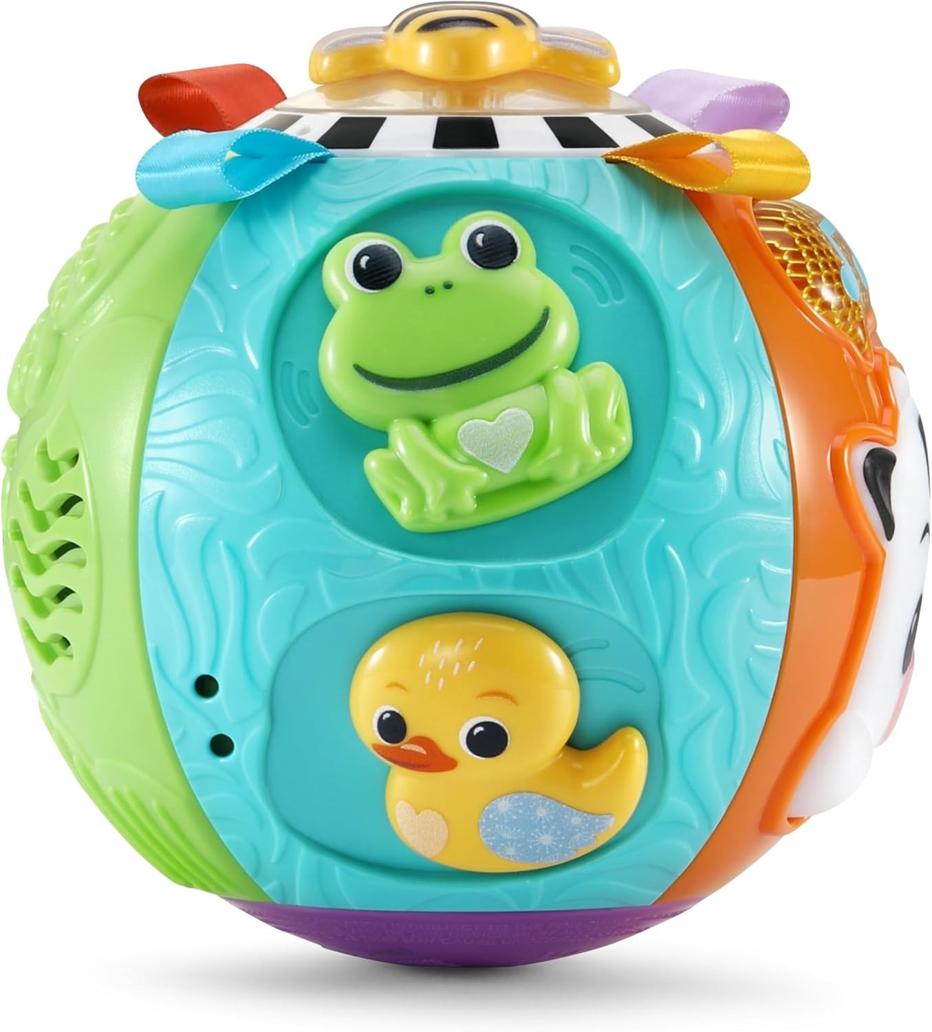 VTech Lumi Dierenvriendjes Bal - Interactieve Muzikale Babybal - Meerkleurig - 12,6 cm