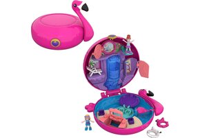 Polly Pocket Flamingo Zwemring Speelset met Poppen & Accessoires (39% Korting)