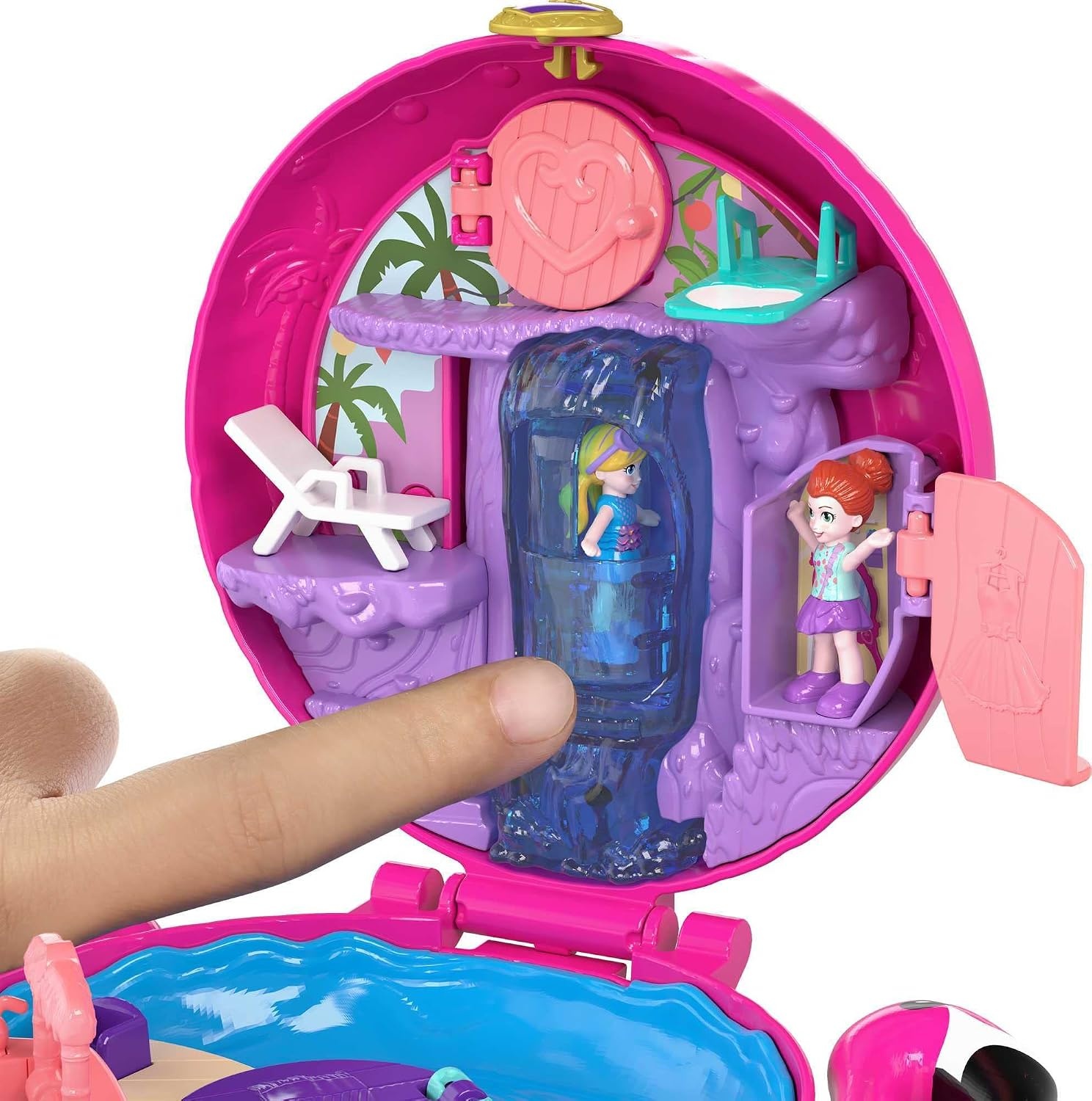 Polly Pocket Pocket World with special places and nice surprises, FRY38