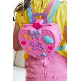 Polly Pocket Compacte Pretparkrugzak met 2 poppen, accessoires en tal van activiteiten, GYK91