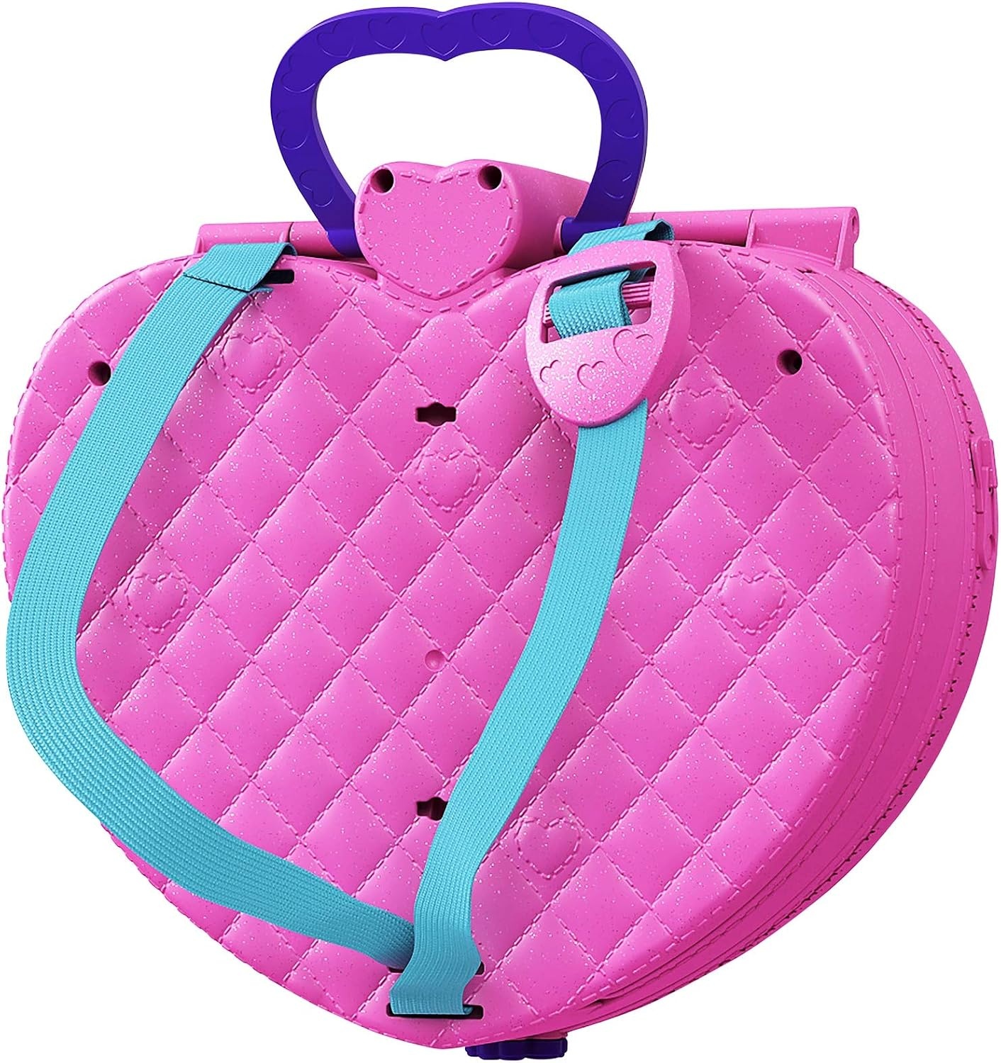Polly Pocket Compacte Pretparkrugzak met 2 poppen, accessoires en tal van activiteiten, GYK91