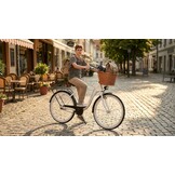 Fiets voor meisje - meisjesfiets 26 inch - zwart wit