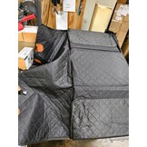 Hondendeken voor de achterbank, hondendeken voor de achterbank, achterbank met harde vloer, autodeken voor honden, verbrede, autodeken, hondenachterbank, waterdicht, krasbestendig, universeel