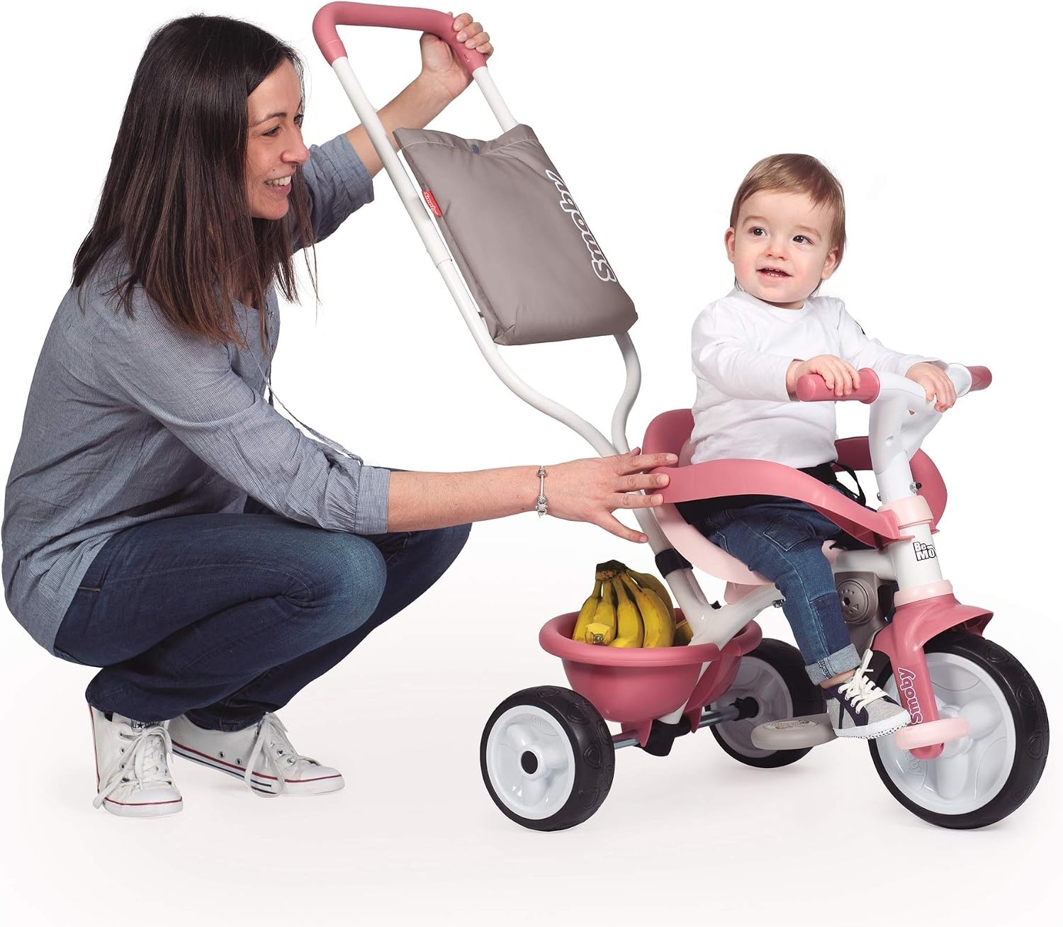 Smoby - Be Move Confort - Driewieler - Roze - Vanaf 10 maanden