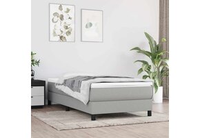 vidaXL Pocketveringmatras Medium 80x200x20cm Lichtgrijs - 43% Korting