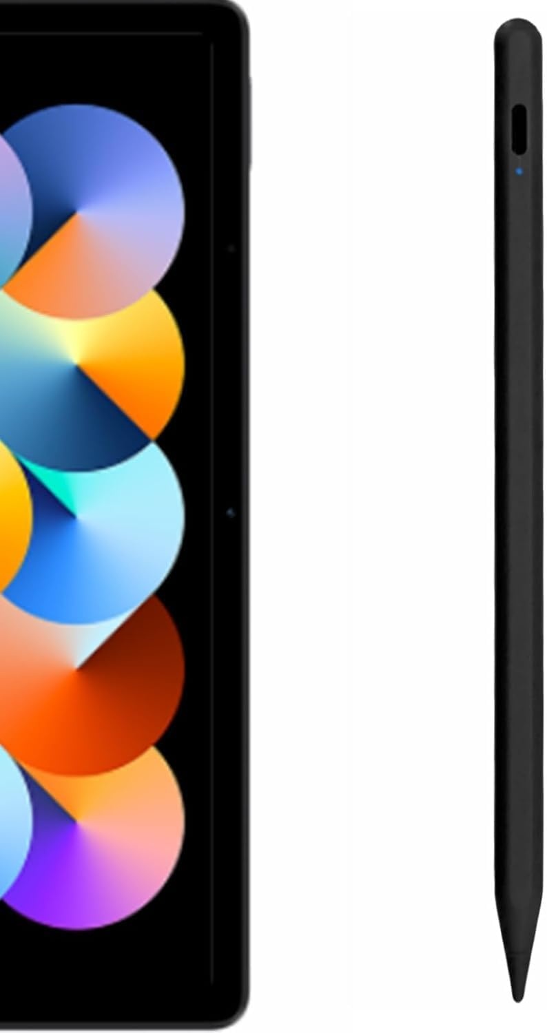Stylus Pen voor Redmi Pad 2024 & Pro Se Tablet | Actieve Oplaadbare | 0.7mm punt | 4096 drukpunten | Zwart