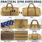 Tactische 3-in-1 Sporttas: Reistas & Rugzak (70L) met Korting