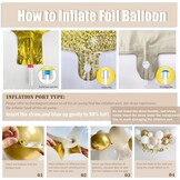 50th Birthday Decoration, 50th Birthday Women Men, Birthday Decoration 50, Beige Gold Balloon Decoration with Happy Birthday Garland, Decoration 50th Birthday Balloons