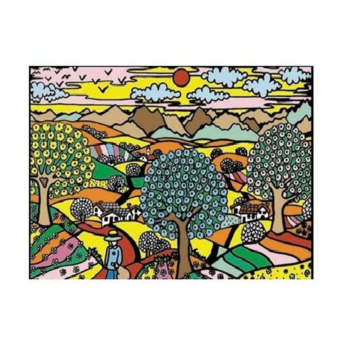 Colorvelvet 47 x 35 cm "Lente" Kleursysteem (groot, meerkleurig)