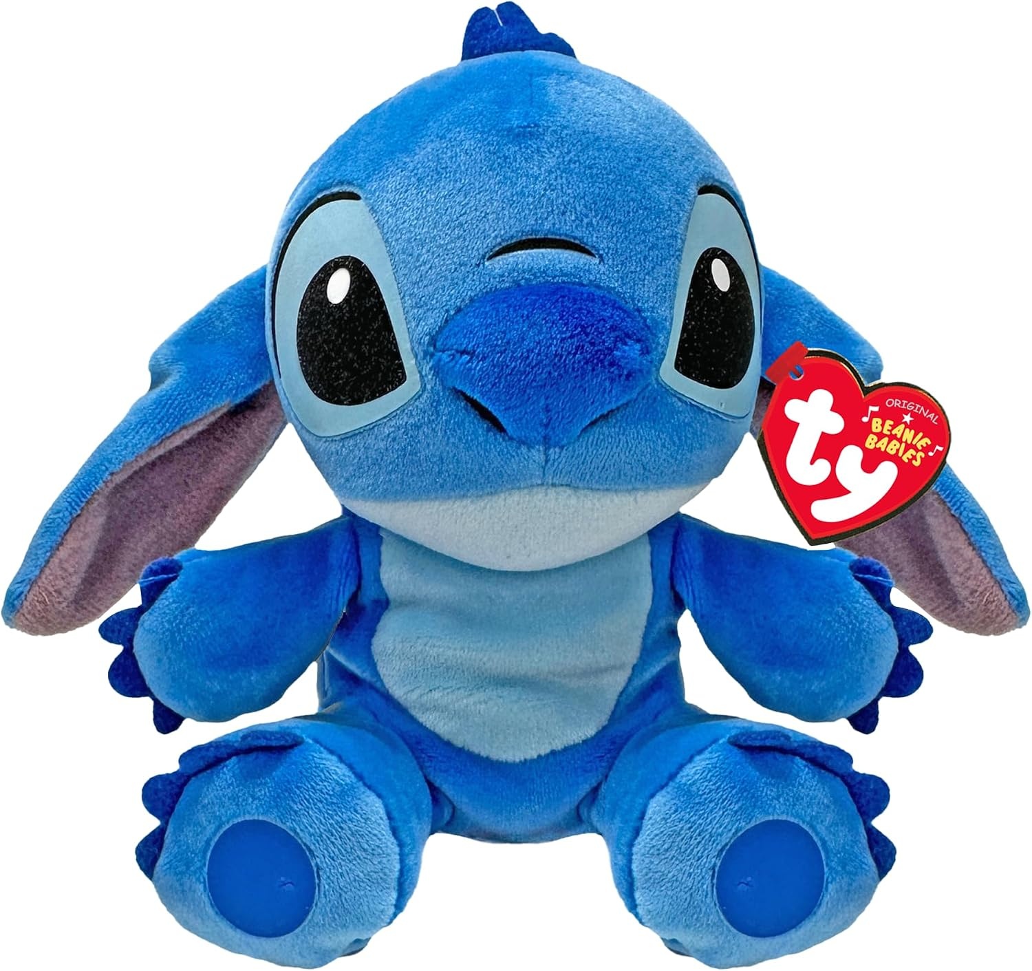 TY Disney Beanies Stitch pluche dier - zachte teddy voor kinderen en baby's - knuffelig verzamelaar knuffeldier