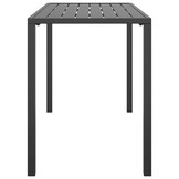 vidaXL Tuintafel 110x54x70 cm staal antracietkleurig