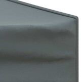 vidaXL Partytent inklapbaar met zijwanden 3x6 m antracietkleurig