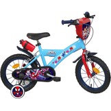 A.T.L.A.S. Kinderfiets voor jongens, 35,5 cm, Spidey en zijn buitengewone vrienden/Marvel, blauw, 14 inch