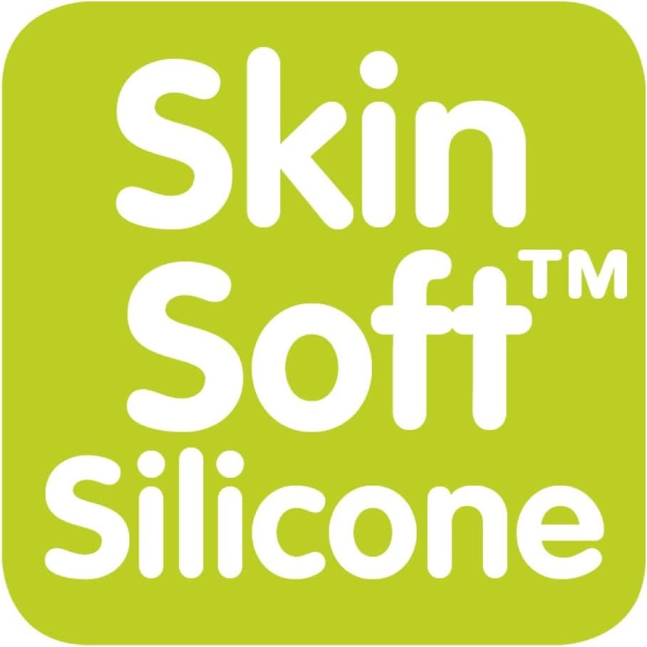 Flessenspeen Maat 1 Langzame stroom SkinSoft silicone Vanaf 0 maanden 2 stuks