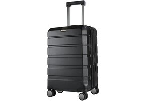 Handbagage Koffer 50 cm Zwart - Uitbreidbaar met TSA-slot | 41% Korting