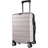 KROSER Hardside uitbreidbare handbagage met spinnerwielen en ingebouwd TSA-slot, duurzame koffer rolbagage, handbagage 50 cm, zwart, Zwart