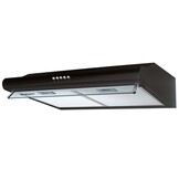 Afzuigkap 60 cm - Onderbouw - Zwart - Berdsen