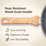 BLAZANT Antiaanbak-braadpannenset, 20, 24, 28 cm, inductie met keramische coating, pannenset met deksel voor alle warmtebronnen