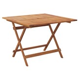 vidaXL Tuintafel inklapbaar 90x90x75 cm massief acaciahout