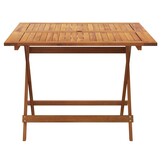 vidaXL Tuintafel inklapbaar 90x90x75 cm massief acaciahout