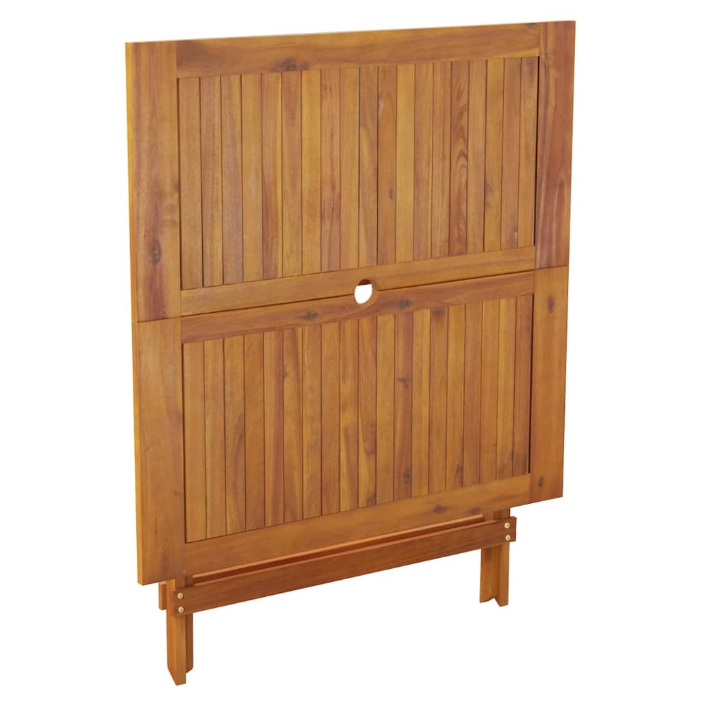 vidaXL Tuintafel inklapbaar 90x90x75 cm massief acaciahout