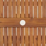 vidaXL Tuintafel inklapbaar 90x90x75 cm massief acaciahout