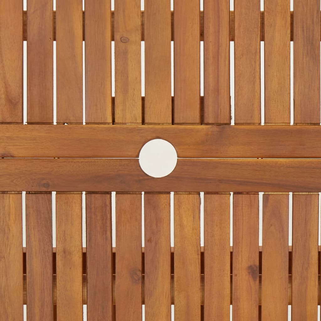 vidaXL Tuintafel inklapbaar 90x90x75 cm massief acaciahout