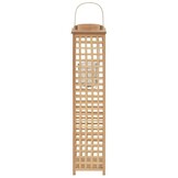 Hangende Bamboe Lantaarnhouder - Natuurlijk, 84cm, 57% Korting