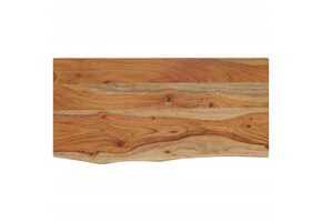 VidaXL Wandschap Acaciahout 60x30cm Natuurlijke Rand - 40% Korting