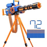 XSHOT Insanity Motorized Rage Fire van ZURU met 72 dartpijlen, Air Pocket Technology dart- en dartopslag, gemotoriseerde straalkracht, automatische voedingsriem, statief en richtkijker,