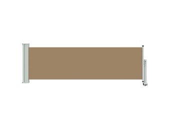 vidaXL Zijkant luifel 100 x 300 cm 100% polyester ijzer staal