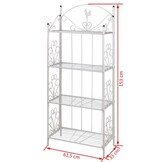 Vierkant Plantenrek Maria (wit)