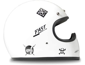 Carbon Kevlar Motorhelm Fullface met Dubbele Ringsluiting & ECE | 37% Korting