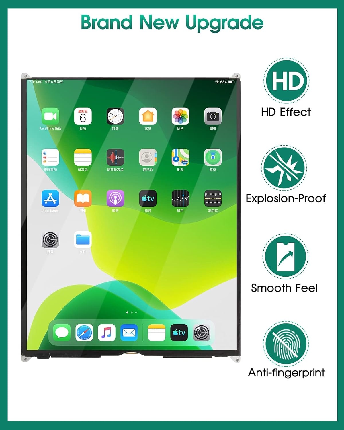LCD Scherm Vervanging iPad 10.2" (2019-2021) Zwart - 29% Korting