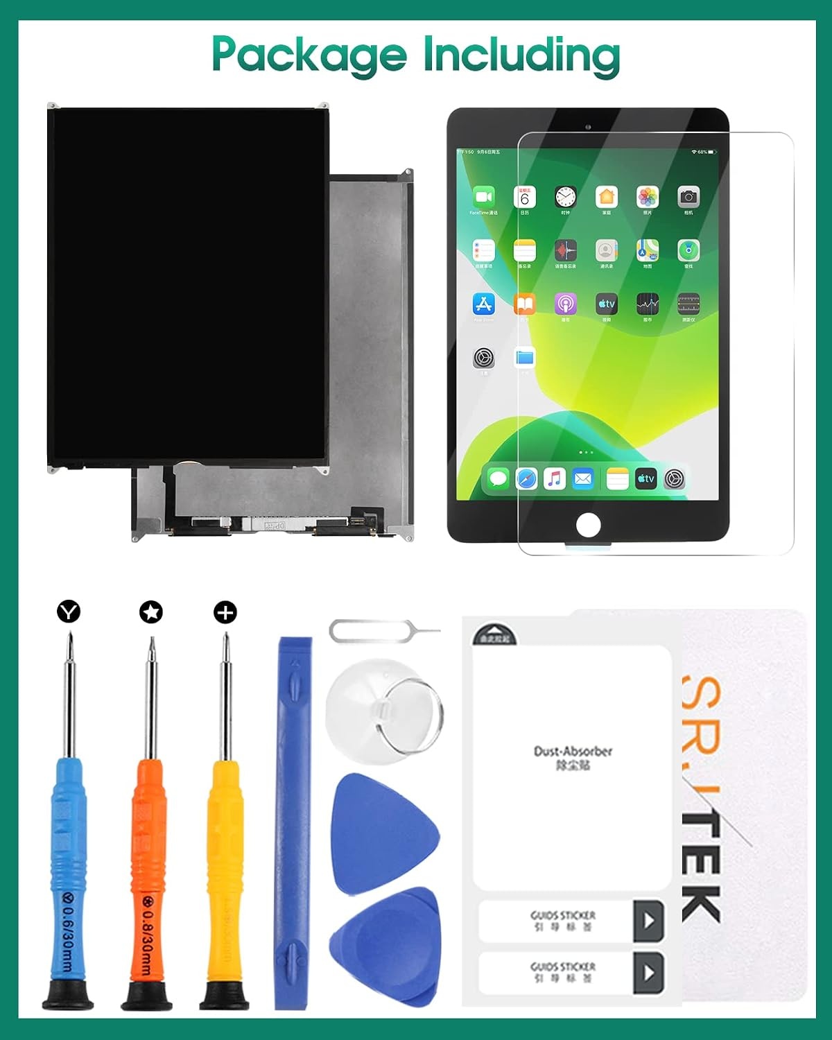 LCD Scherm Vervanging iPad 10.2" (2019-2021) Zwart - 29% Korting