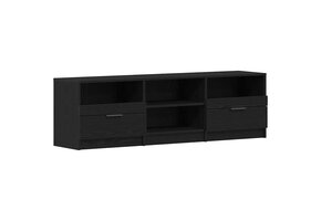 TV-kast met lade Zwart 150x45 cm Bewerkt Hout - 37% Korting