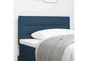 Hoofdbord Blauw Stof Verstelbaar 100 cm - 78% Korting!