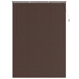 vidaXL Venetiaanse jaloezie Donkerbruin met Patroon 213 x 150 cm 25 mm