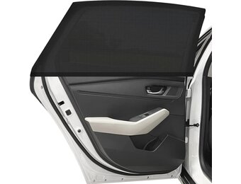 CNMTCCO Autozonwering voor baby's, 2 stuks, UV- en verblindingsbescherming, universeel, meeste auto's