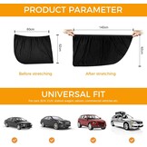 CNMTCCO Autozonwering voor baby's, 2 stuks, UV- en verblindingsbescherming, universeel, meeste auto's