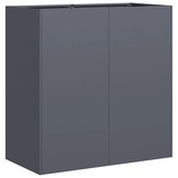 vidaXL Plantenbak 80x40x80 cm koudgewalst staal antracietkleurig