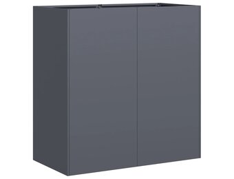 vidaXL Plantenbak 80x40x80 cm koudgewalst staal antracietkleurig