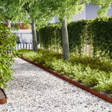 vidaXL Tuinrand 20 st 100 x 0.05 x 20 cm Roestig