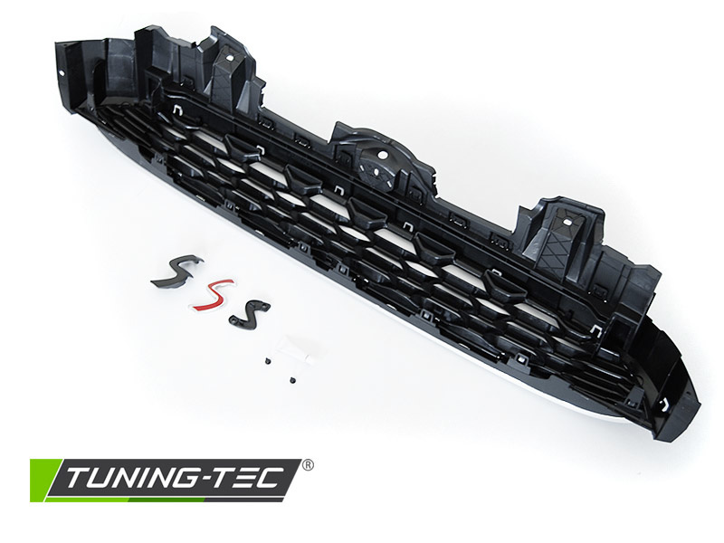 Grill MINI COOPER F55 F56 F57 14-21 SPORT ZWART ROOD