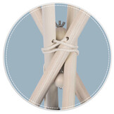Tipi tent stabilisator - speeltent stabilisatiesysteem - hout