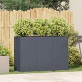 Plantenbak Koudgewalst Staal 120x40x80 cm Antraciet - 35% Korting
